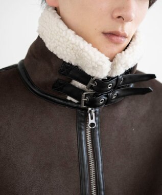 WEGO 【25年秋冬新作/ユニセックス着用ITEM/MLサイズ展開】B－3ジャケット ブラウン