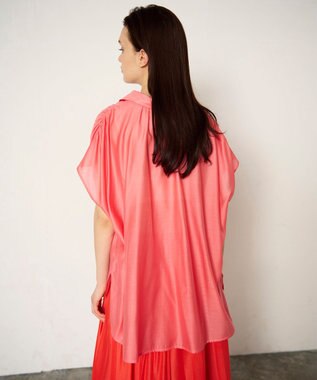 GRACE CONTINENTAL ギャザーシャツ ピンク