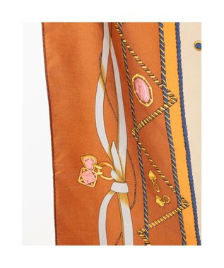 UNBILLION カカトゥ kakatoo / ジュエリーボックスシルクスカーフ ブラウン