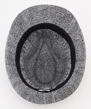 JOSEPH ABBOUD 【ウォッシャブル・バイカラー・紫外線対策】ウォッシャブルヘリンボーン ハット グレー系