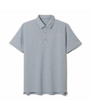 ZERO HALLIBURTON エレガントカモ柄ジャガードポロシャツ ZHG-M5S8a 82956 ライトブルー