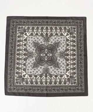 J.PRESS YORK STREET 【WOMEN】ペイズリースカーフ グレー系5