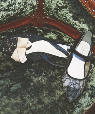 TOCCA NUANCE RIBBON BACKSTRAP SANDALS サンダル ベージュ系