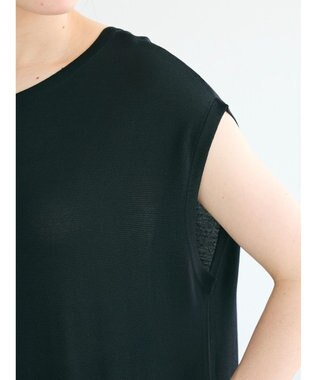 CRAFT STANDARD BOUTIQUE UVカット/接触冷感/洗える/ ニットワンピース Black