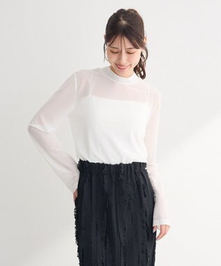 Green Parks シアーカットプルオーバー White