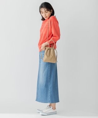 23区 【洗える】23区DENIM ストレッチデニム スカート スカイブルー系