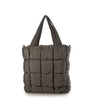 UNBILLION カシュカシュ cachecache / ゴムキルト2wayトートバッグ GY