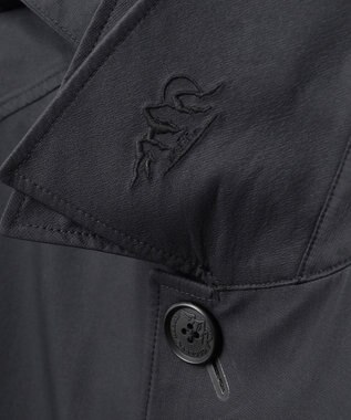 JOSEPH ABBOUD MOUNTAIN 【軽量/防風/透湿防水素材/JAPANファブリック】7Dライトフライ3レイヤーマウンテンシェル コート ブラック系