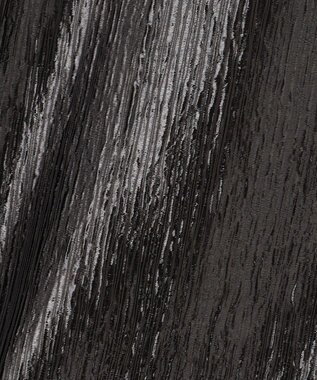 ICB 【洗える】 ブライトカールマイヤー ワイドストレートパンツ チャコールグレー系