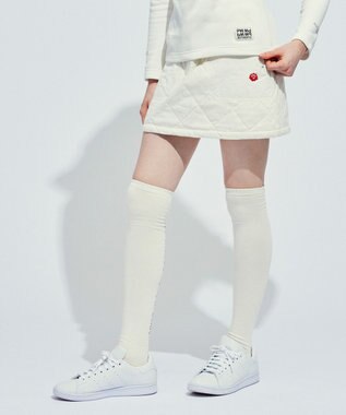 PW CIRCULUS 【裏地付き/防寒】【WOMEN】キルティングスカート ホワイト系