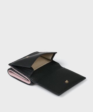 Paul Smith メタルクロップドロゴ 3つ折り財布 ブラック