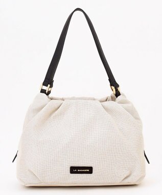 LA BAGAGERIE ナチュラルタックトート ホワイト