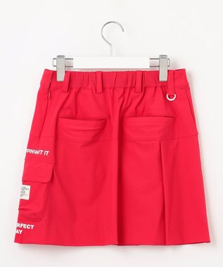 PW CIRCULUS 【UVカット / 接触冷感 / 伸縮性抜群】【WOMEN】フロントプリーツ ゴルフウェア レディース レッド系