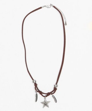 WEGO Lモチーフパーツコードネックレス 柄1