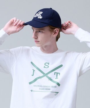 J.PRESS MEN 【NYUZELESS】メルトンベースボール キャップ ネイビー系