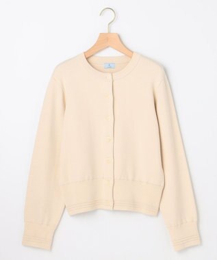 組曲 S 【加藤ローサさん着用】スムースストレッチジャケット カーディガン アイボリー系