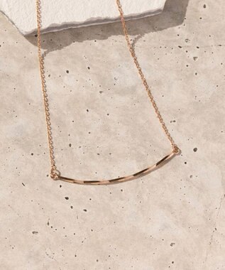 Phoebe ツイストラインネックレス　ローズゴールド ローズゴールド