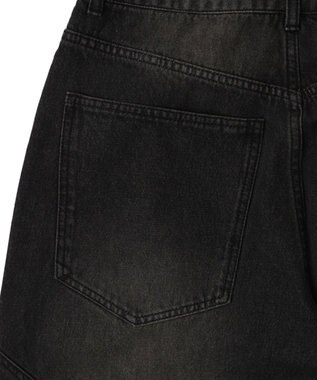 WEGO スウィッチングデニムカーゴパンツ デニムブラックソノタ