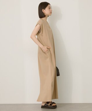 AMERICAN HOLIC 【選べる丈】ショルダータックワンピース Mocha