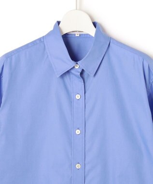 23区 【一部先行予約/VERY掲載】CANCLINI シャーティング ベーシックシャツ ブルー系