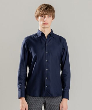 JOSEPH HOMME ツイルヘリンボンクレイジー　イタリアンカラー ネイビー系