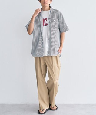 CRAFT STANDARD BOUTIQUE カレッジロゴグラフィックＴシャツ Off White