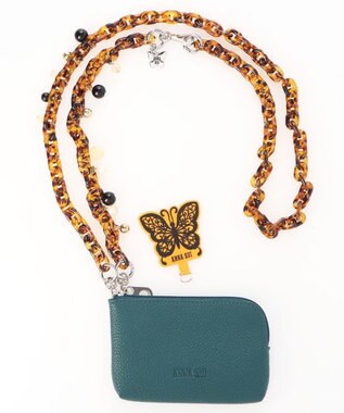 ANNA SUI ASスリング スマホストラップ ブラウン