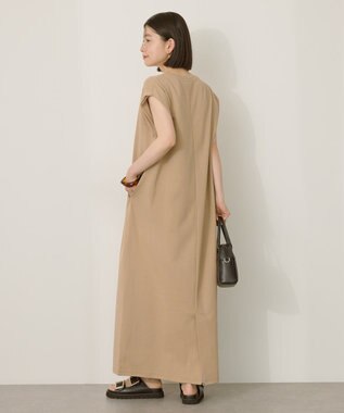 AMERICAN HOLIC 【選べる丈】ショルダータックワンピース Mocha
