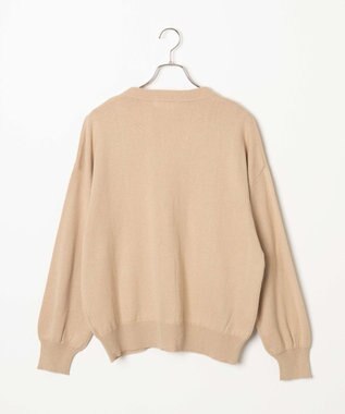 WEGO 【SCHOOL ITEM】ハイゲージスクールカーディガン ベージュ