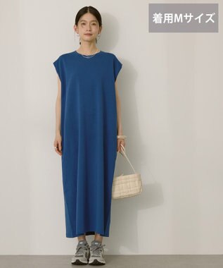 AMERICAN HOLIC 【選べる丈】ショルダータックワンピース Navy