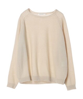 AMERICAN HOLIC ボートネックニットプルオーバー Ivory