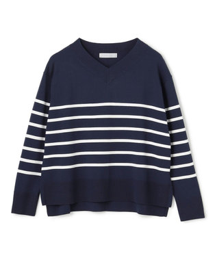 UNFILO L マイビューティニット Vネック