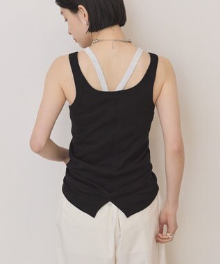 AMERICAN HOLIC 【2点セット】レイヤードデザインタンクトップ Black