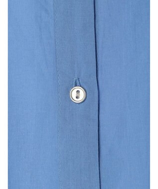 CRAFT STANDARD BOUTIQUE インド綿Ａラインシャツワンピース Sax