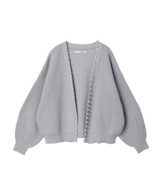 ・ＥＬＥＮＣＡＲＥ　ＤＵＥ　パールツキトッパーカーデ, Gray, F