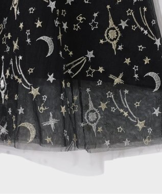 GRACE CONTINENTAL スペースembチュールドレス ブラック