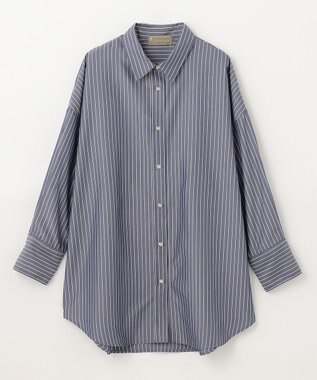 ANY 【UVケア・吸水速乾・接触冷感】ラク映えドライシャツ ネイビー系