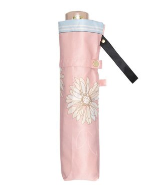 MOONBAT 【雨傘】ランバン　オン　ブルー (LANVIN en Bleu) 花柄 プリント 折りたたみ傘 ピンク