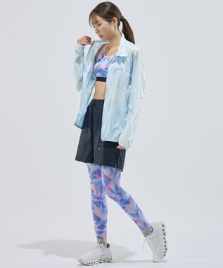 CW-X 【UNISEX】 CW-X ウインドブレーカー 上下開きファスナー スポーツウェア 長袖 ハイネック ユニセックス DWR599 /ワコール ブルー