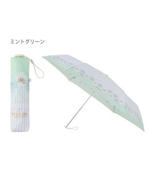 MOONBAT ポール＆ジョー アクセソワ 折りたたみ傘 【超軽量】ストライプ×クリザンテーム