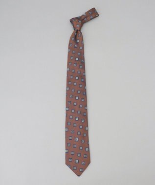 GOTAIRIKU 【Fermo Fossati】小紋 ネクタイ ブラウン系4