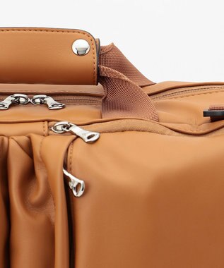 UNBILLION Otias スムースタイプ合皮ビジカジ３WAYバッグ キャメル