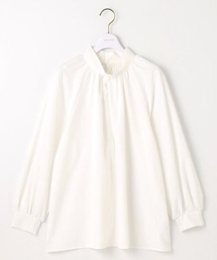 ANY SIS L 【優木まおみさんコラボ】秒映えセレモニー ブラウス × ジャンパースカート オフ×ネイビー