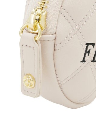 Maison de FLEUR ラウンドキルティングコインケース Pink