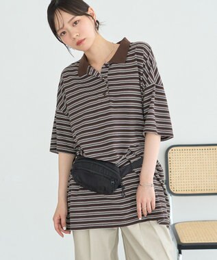 earth music&ecology ラガーポロシャツ