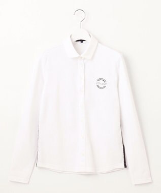 23区GOLF 【WOMEN】【UVケア】カラーシャツ ホワイト系