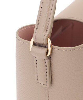 TOCCA PETAL SILHOUETTE LEATHER BAG  レザーバッグ ベージュ系