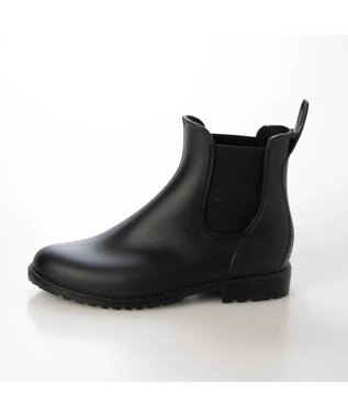 ing <ing>サイドゴアレインブーツ ブラック