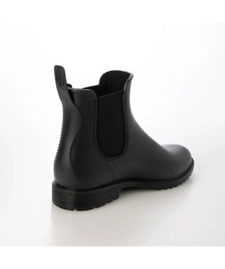 ing <ing>サイドゴアレインブーツ ブラック