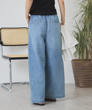 AMERICAN HOLIC イージーデニムワイドパンツ Light Indigo